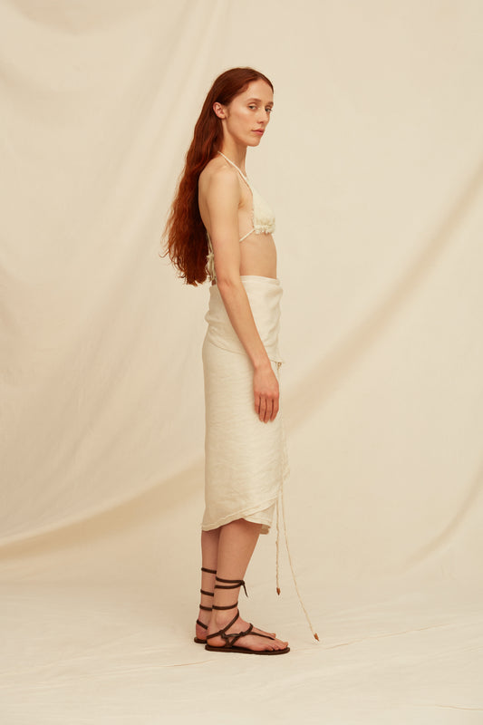 EVINCHUI SKIRT - BONE