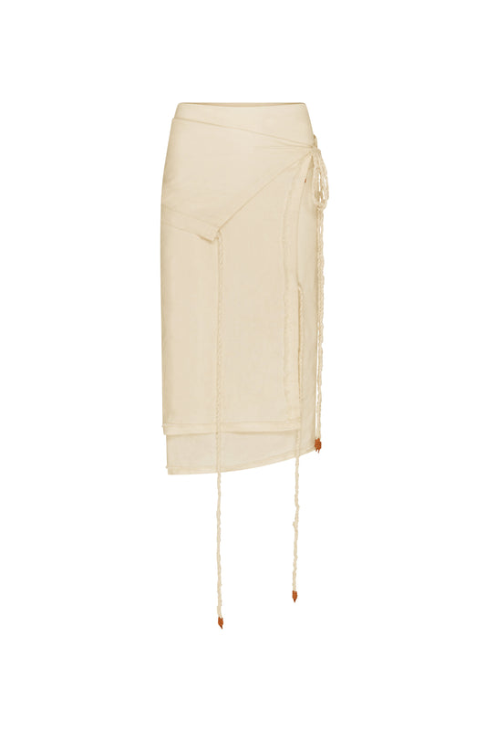 EVINCHUI SKIRT - BONE