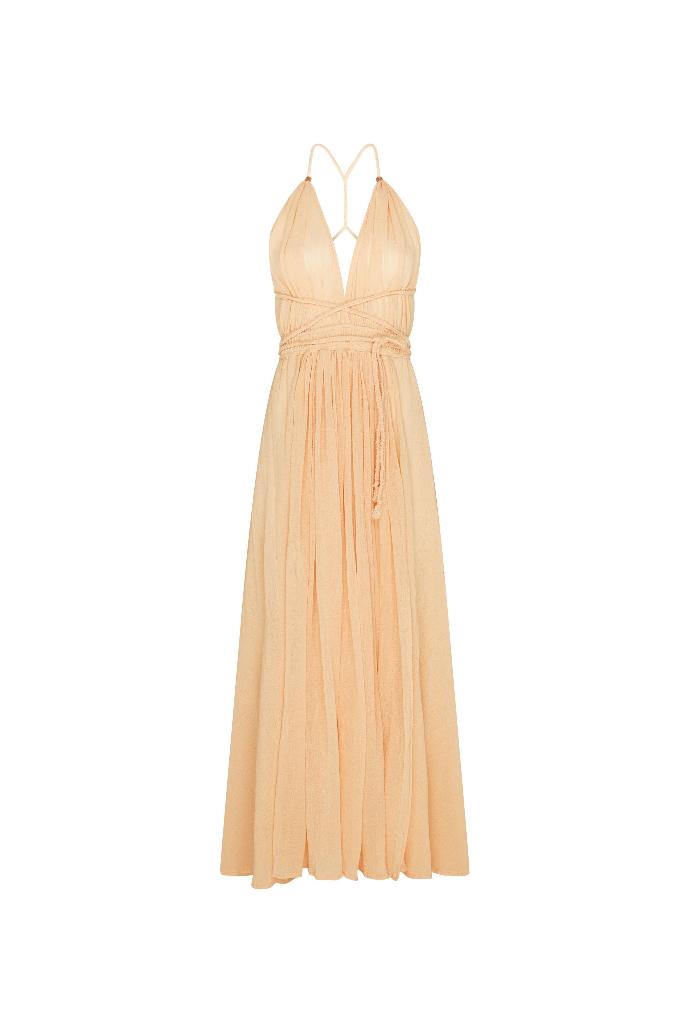 HERA GAUZE DRESS - SHELL PINK