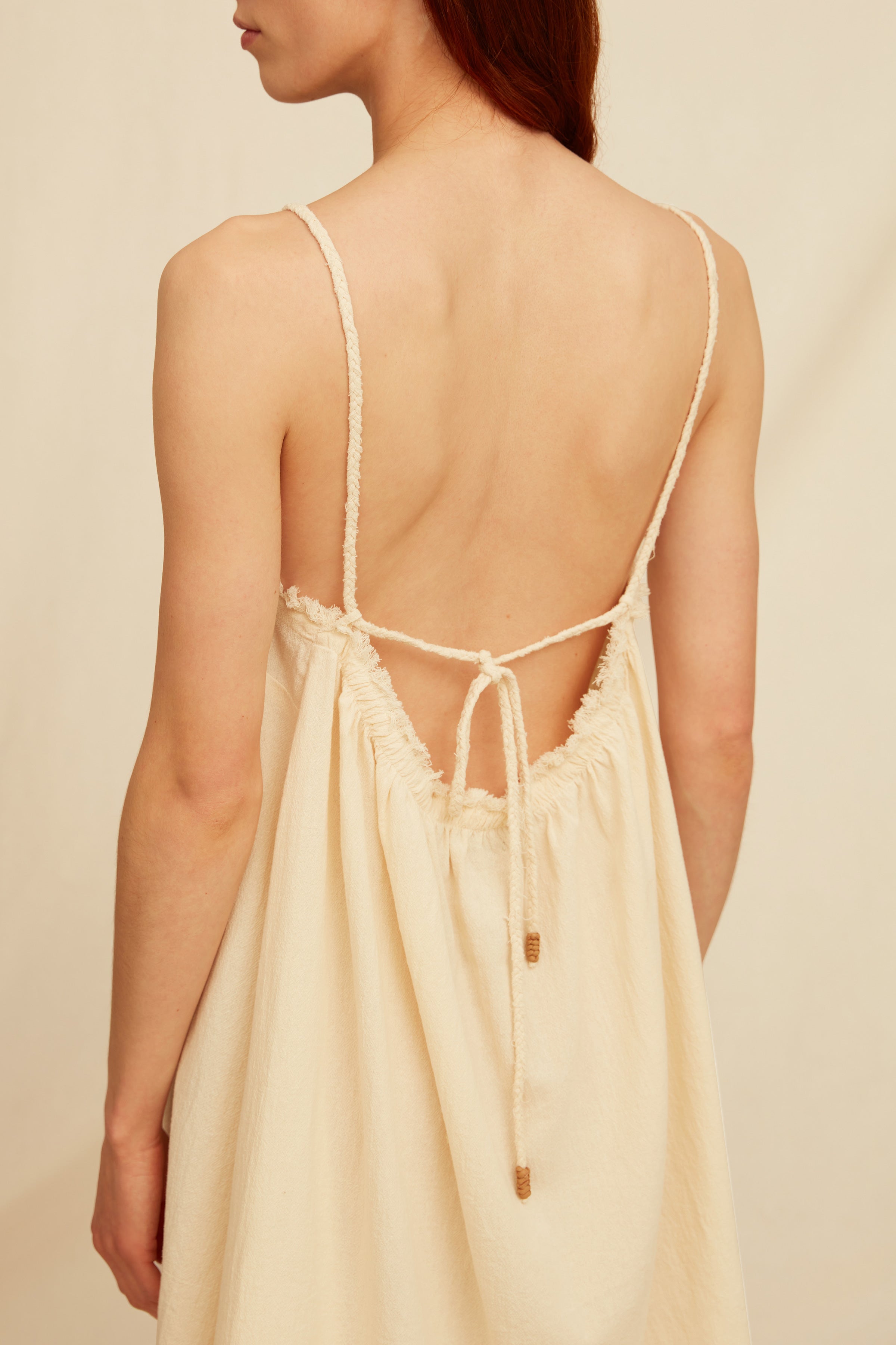 Jaalij Dress Artisanal Cotton - Natural