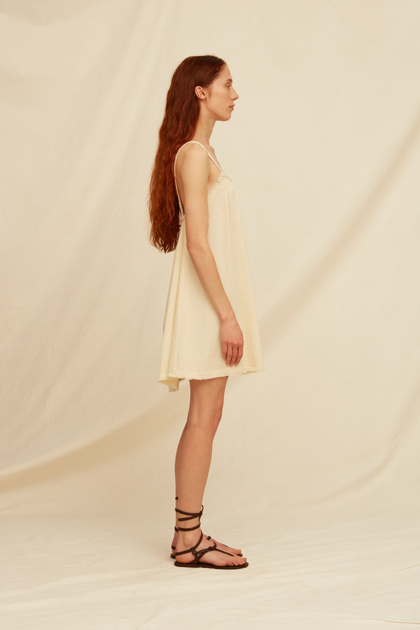 Jaalij Dress Artisanal Cotton - Natural