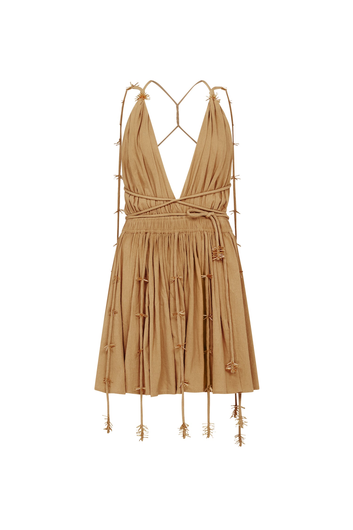 JALATE DRESS - SEPIA Product Image