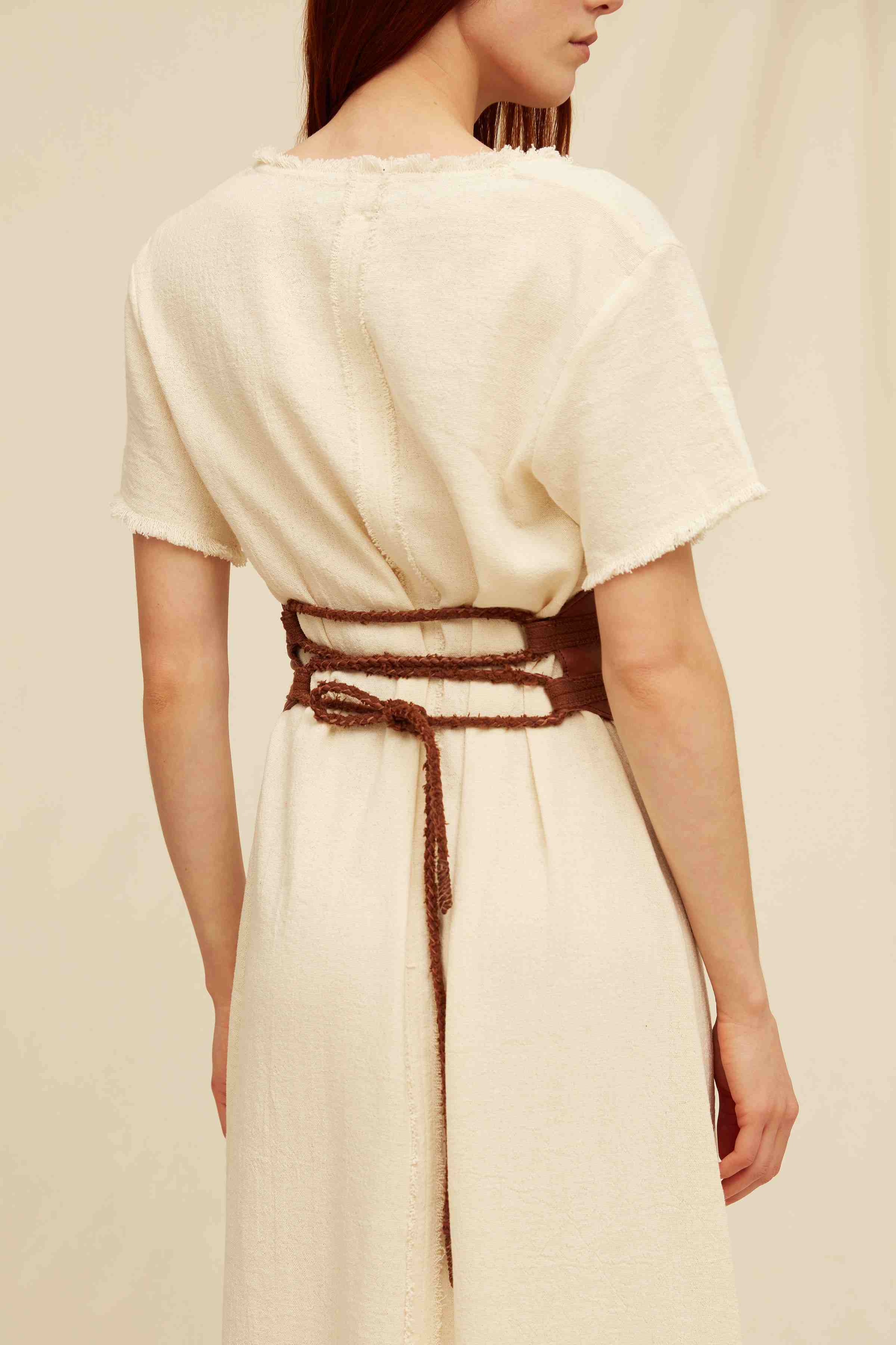 Joololkoj Belt Leather - Wine / Madera