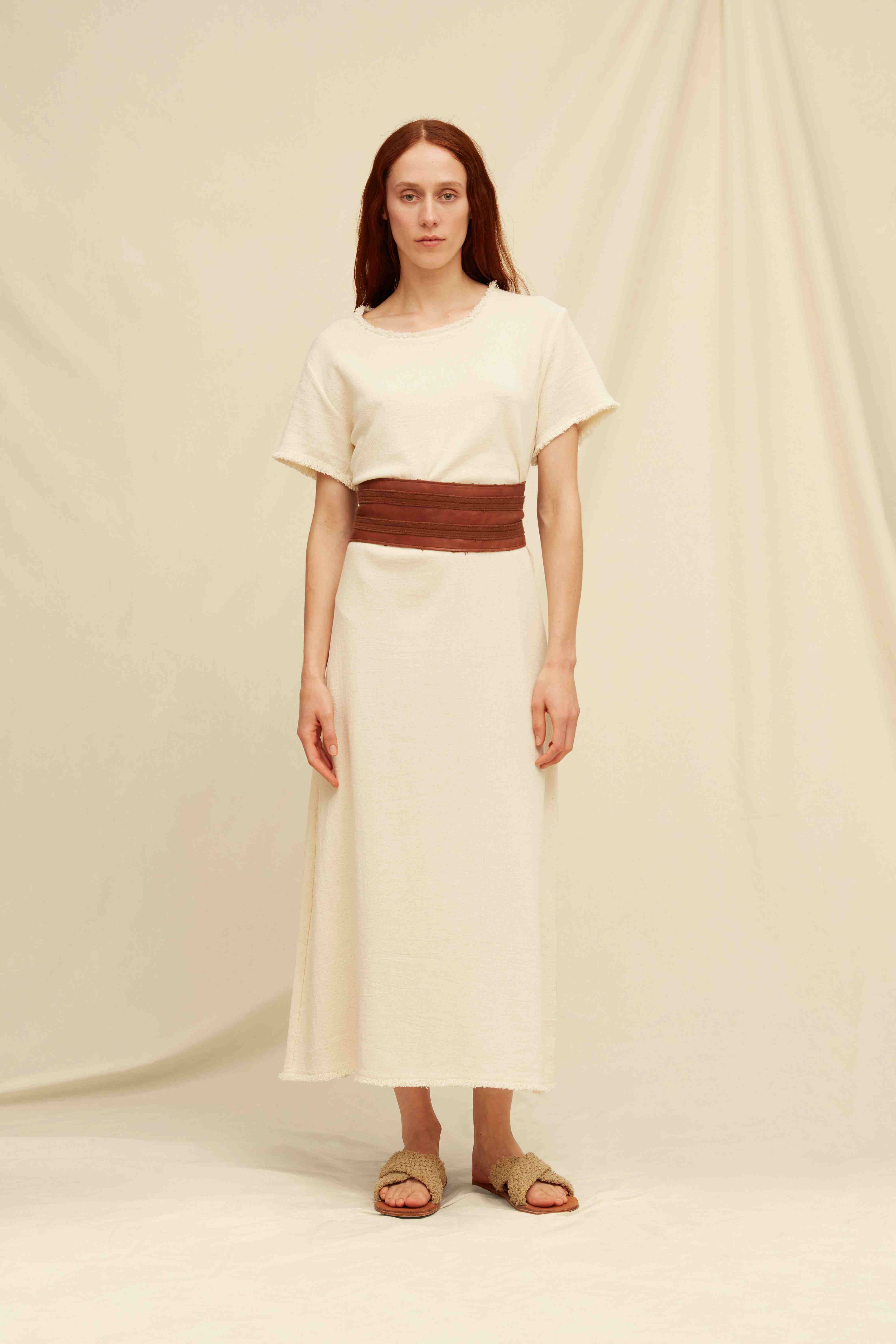 Joololkoj Belt Leather - Wine / Madera