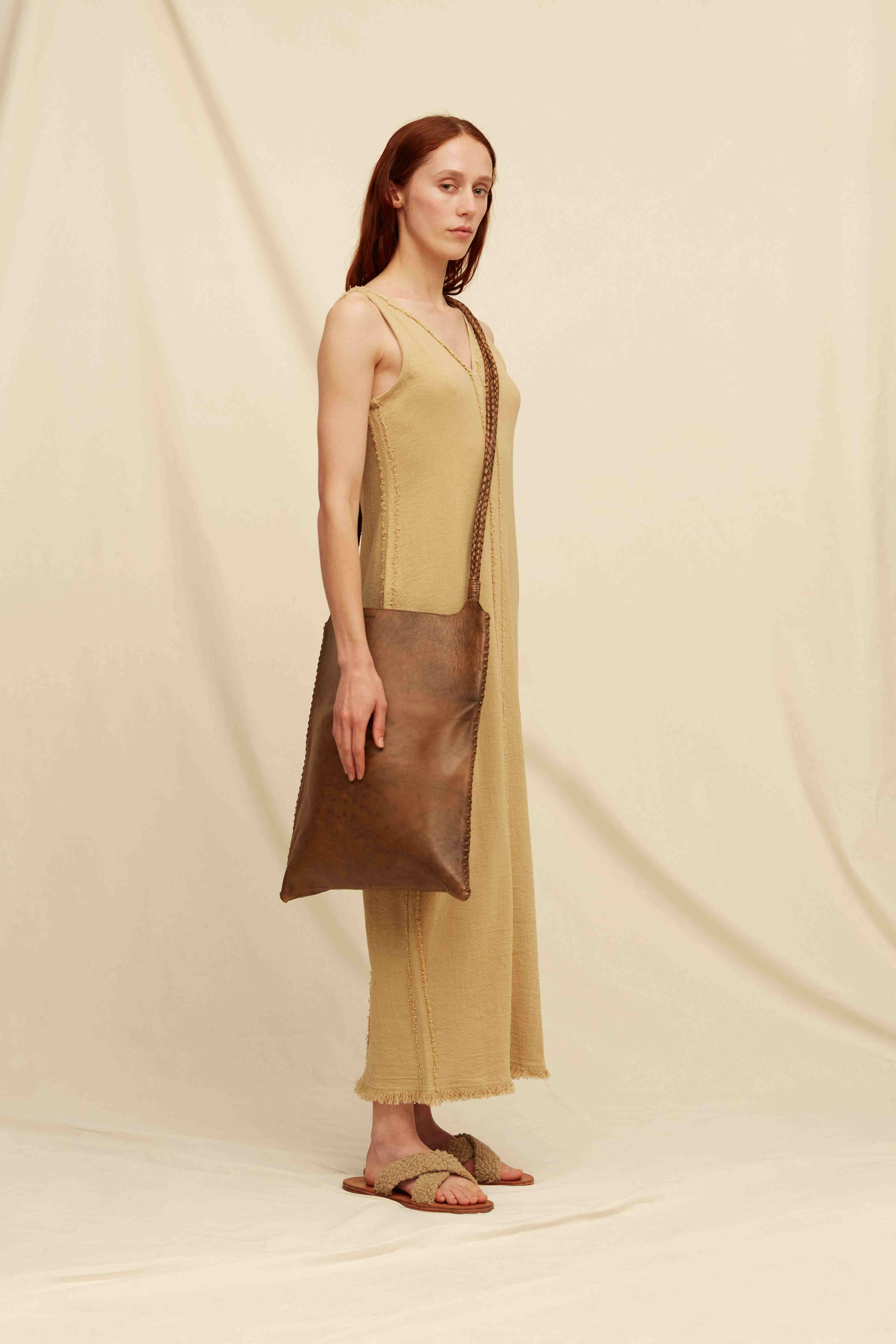 JUUB BAG - DISTRESSED BROWN