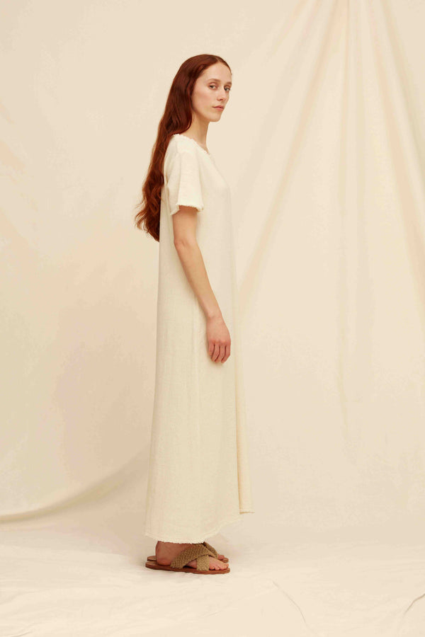 Kapkaal Dress Cotton Jute - Natural