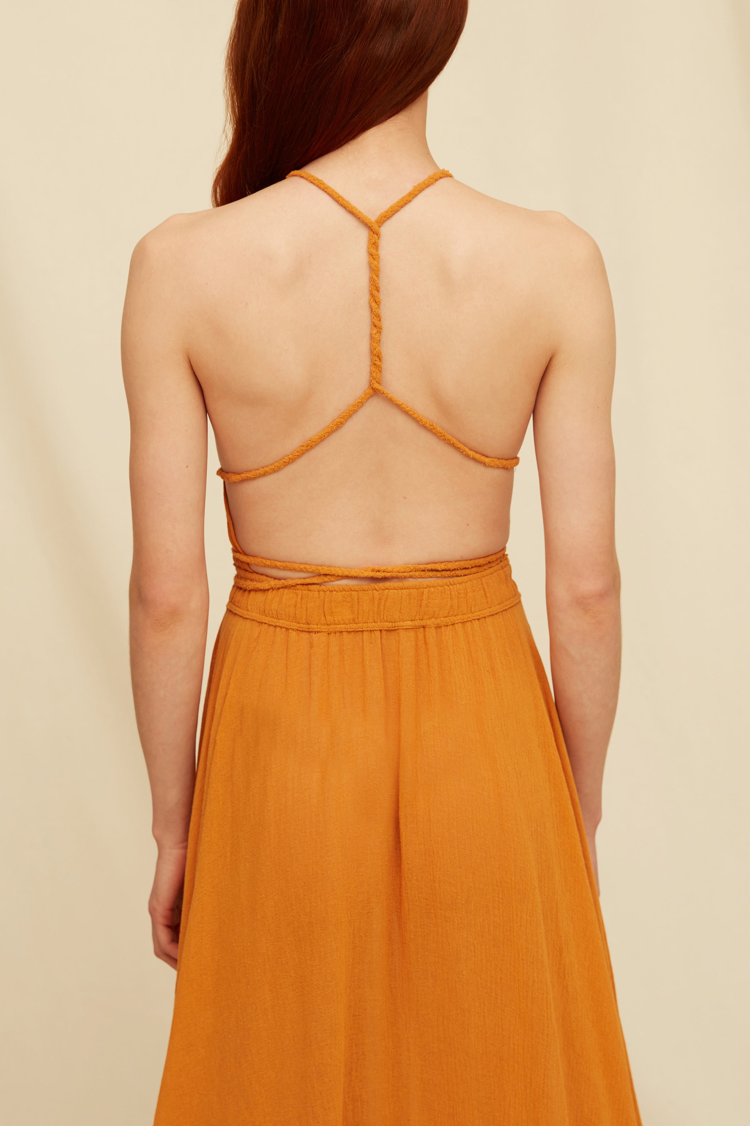 KIMI DRESS - BURNT ORANGE