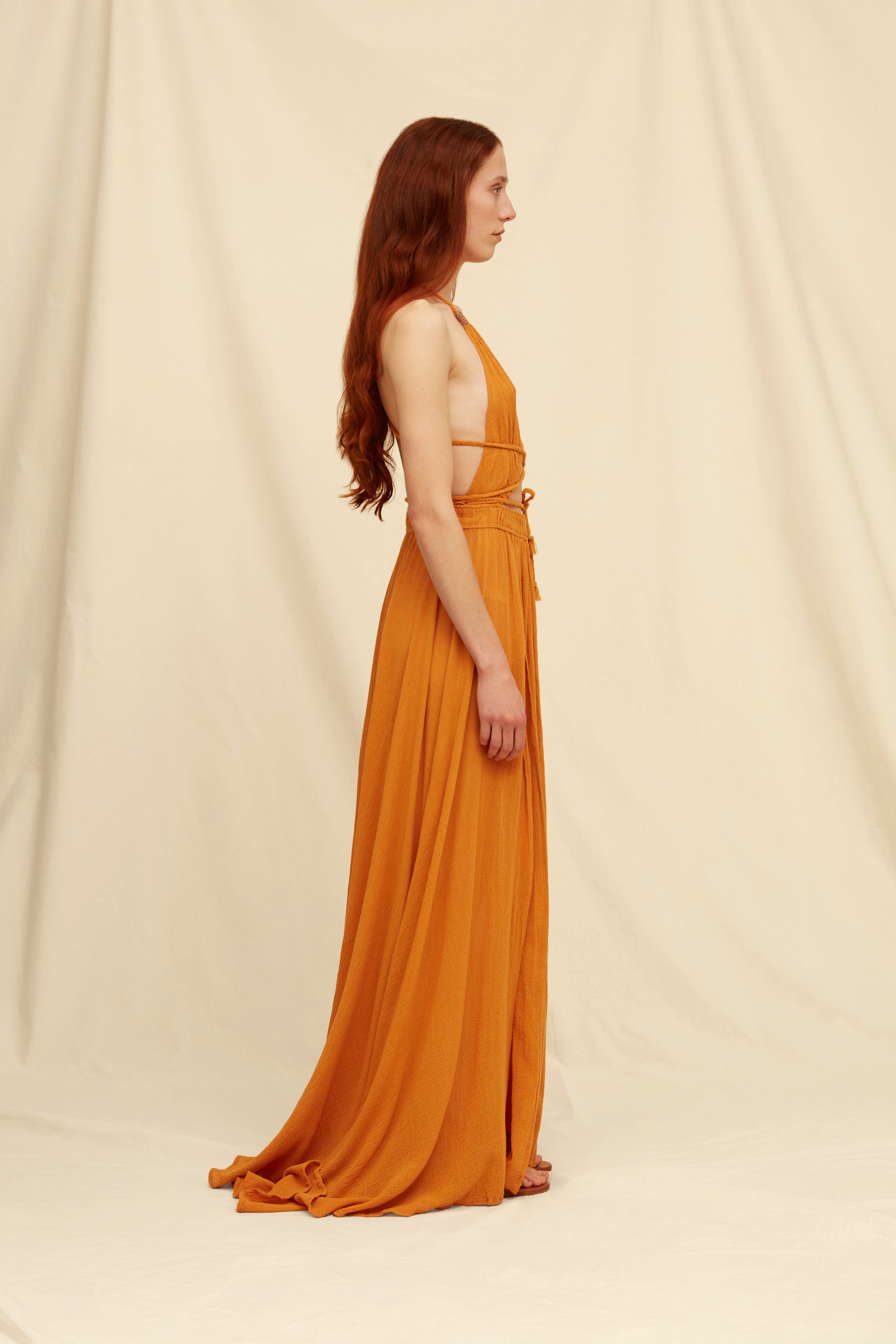 KIMI DRESS - BURNT ORANGE