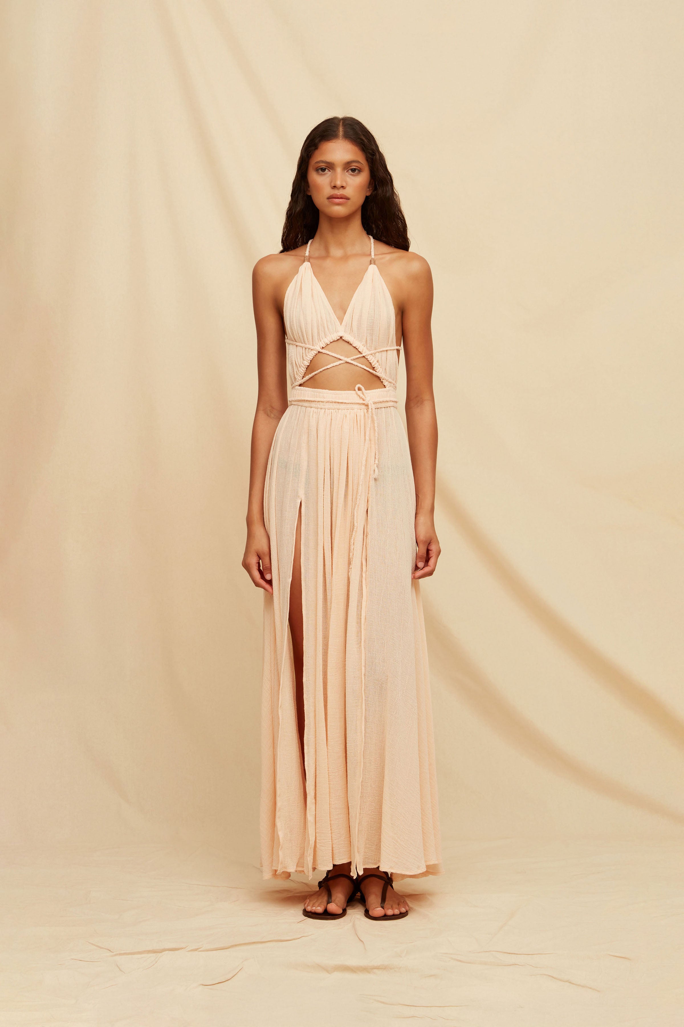 Kimi Dress - Shell Pink