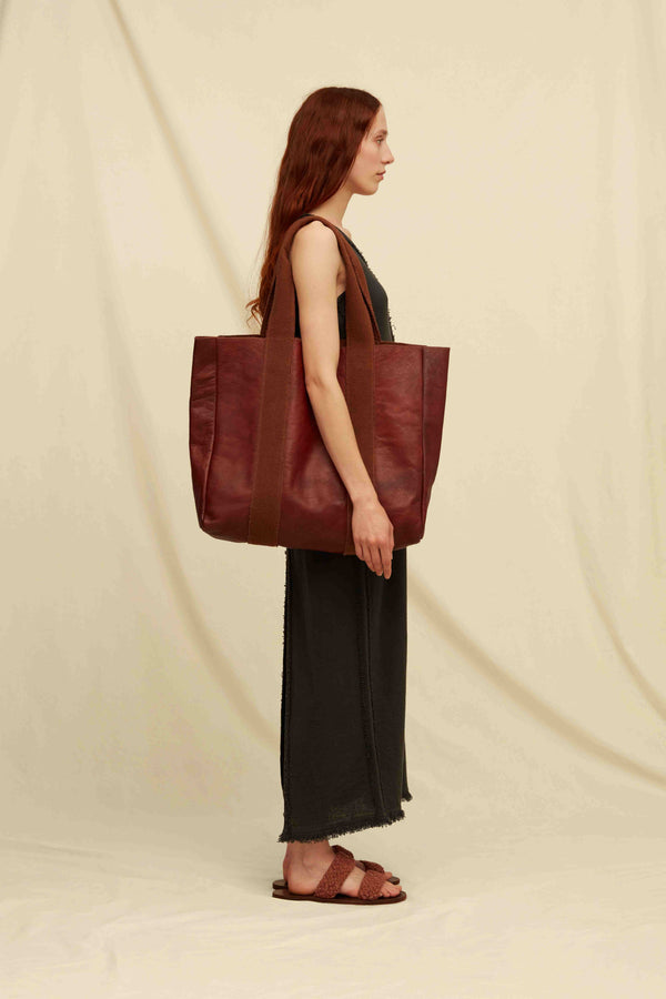 KINTI BAG - WINE / MADERA