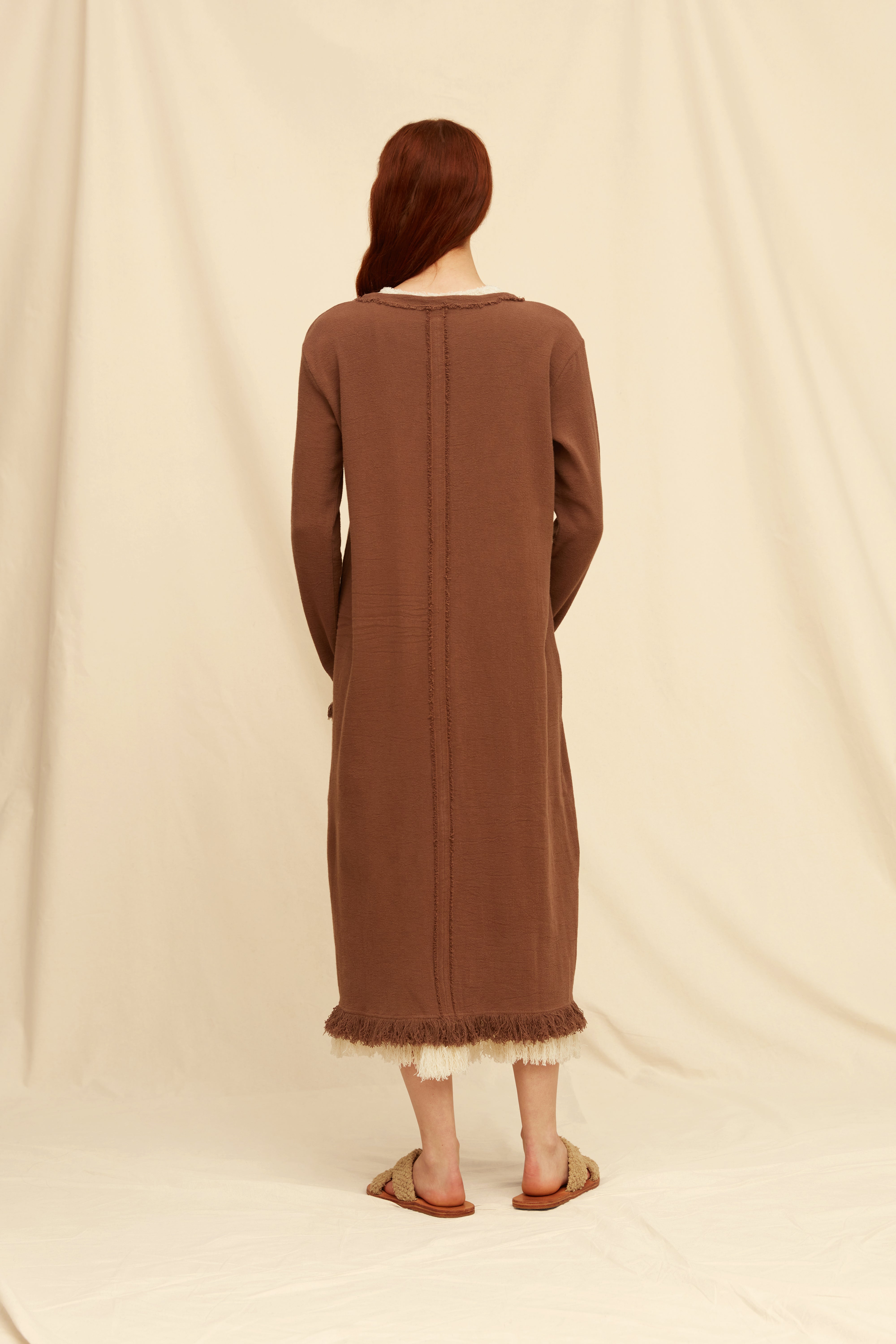Kwen Vest Cotton Jute - Madera