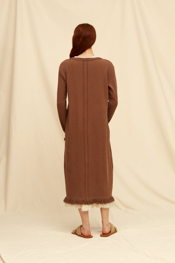 Kwen Vest Cotton Jute - Madera