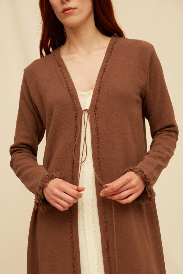 Kwen Vest Cotton Jute - Madera
