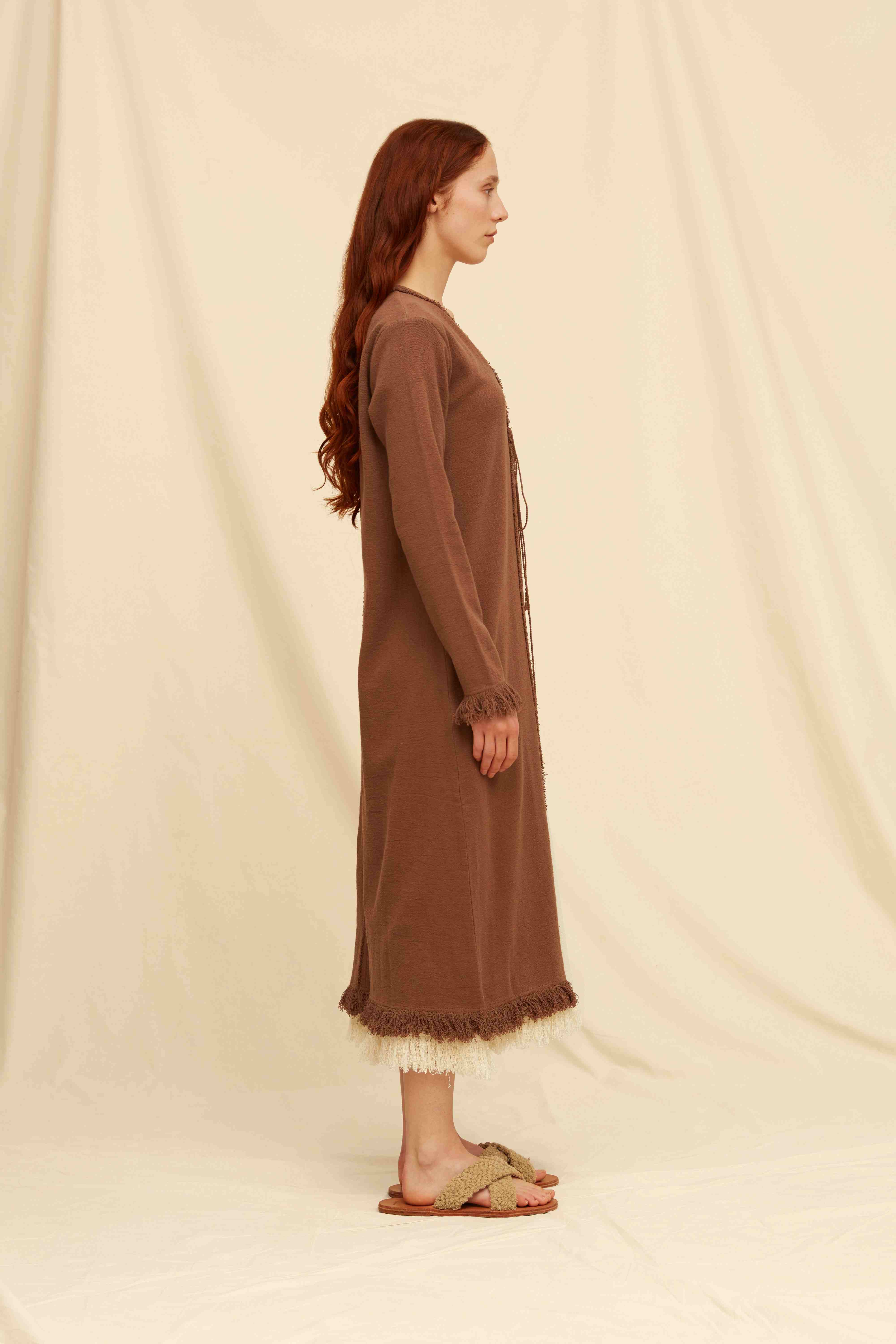 Kwen Vest Cotton Jute - Madera