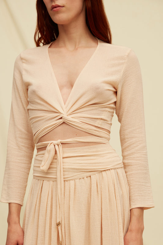 SOOLCHE SKIRT - SHELL PINK