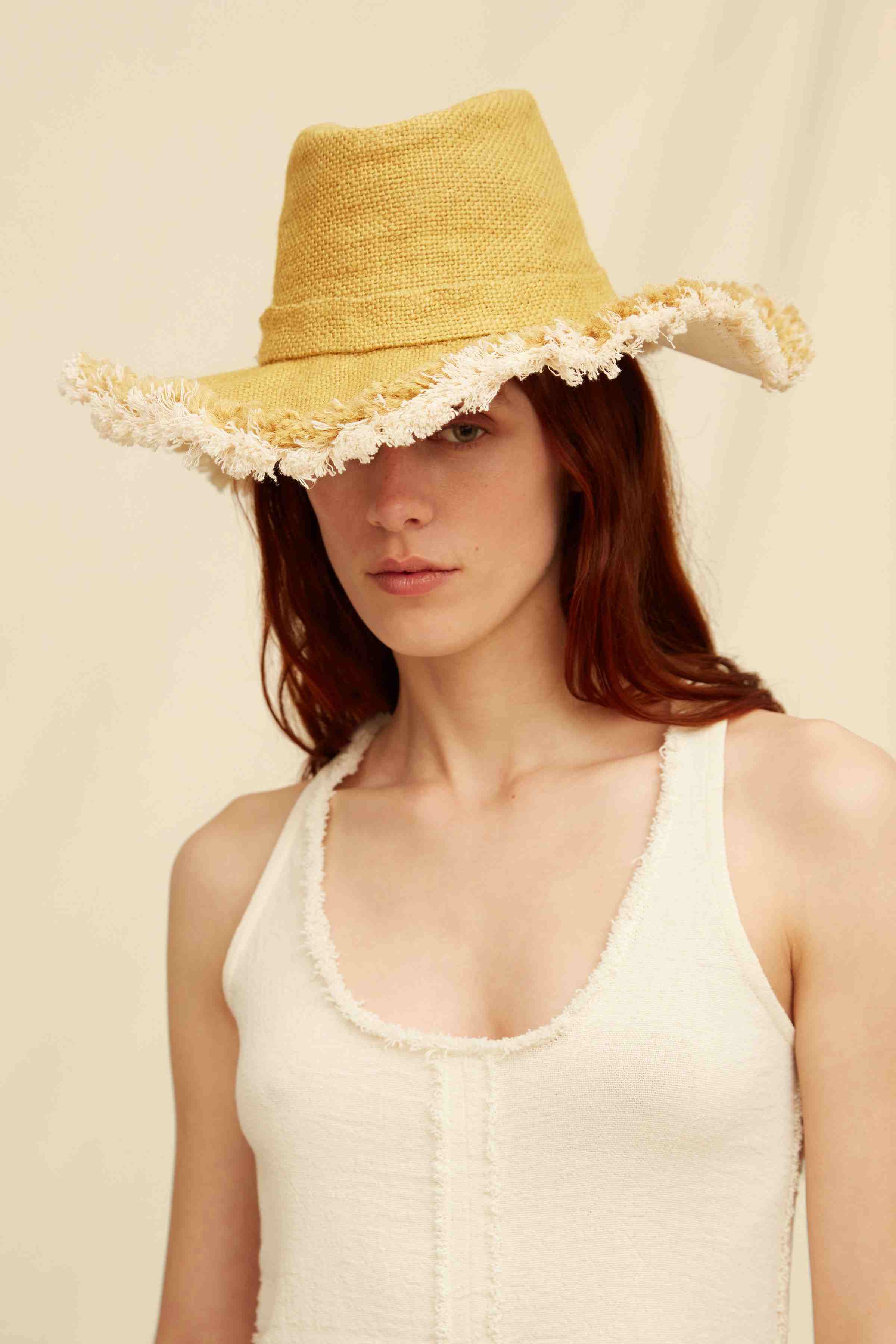 Meyo Hat Jute - Mustard