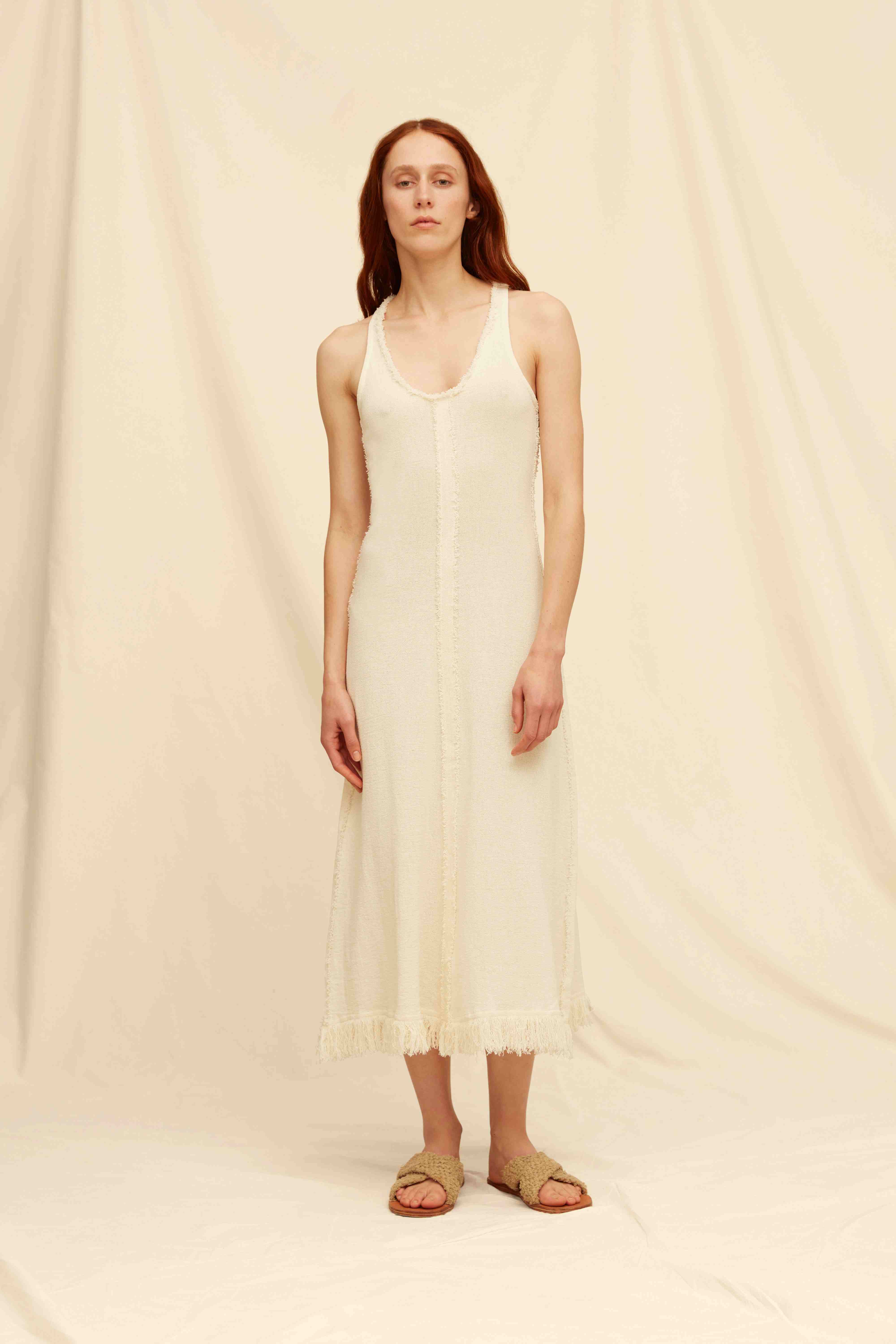 Otse Dress Cotton Jute - Natural
