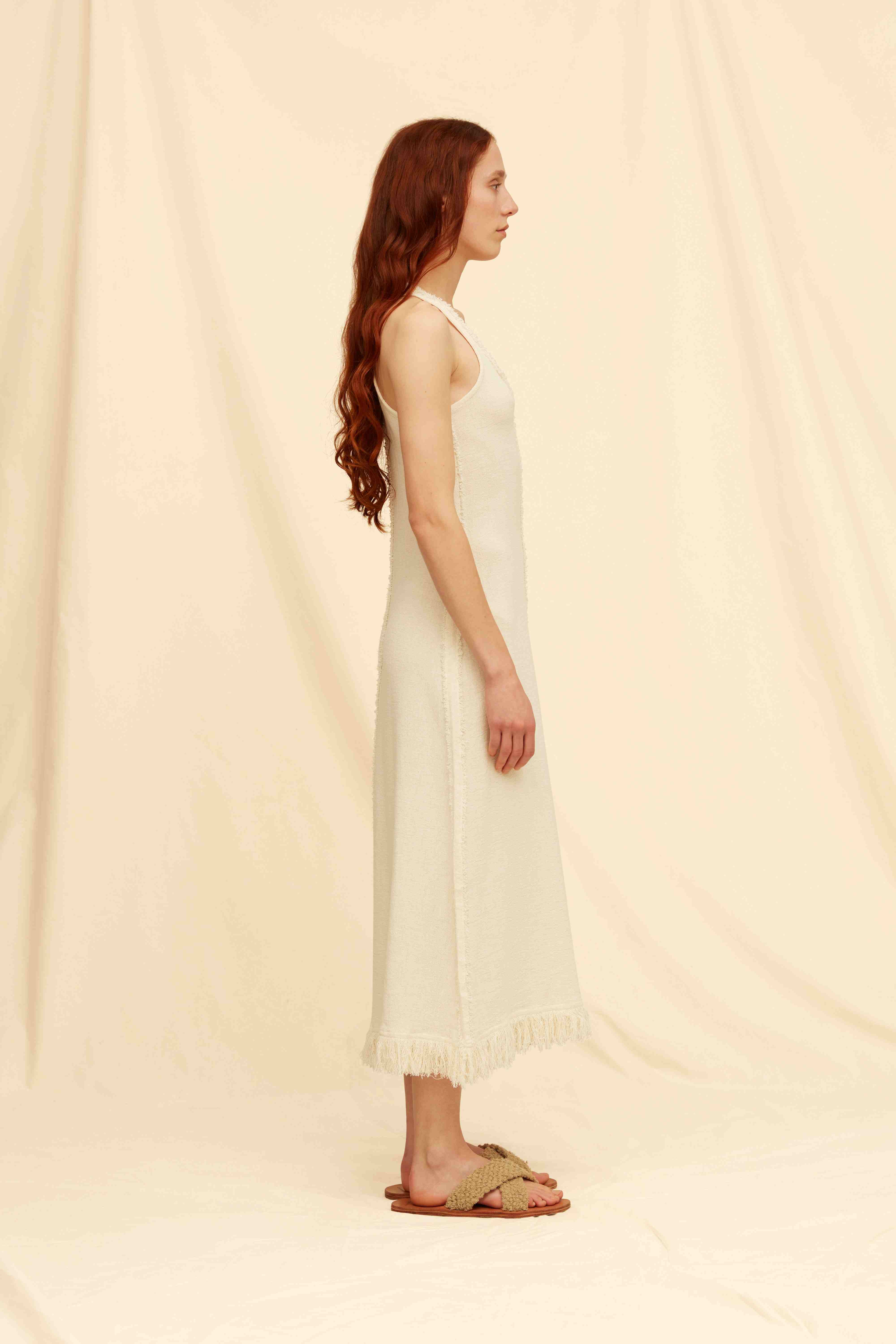 Otse Dress Cotton Jute - Natural