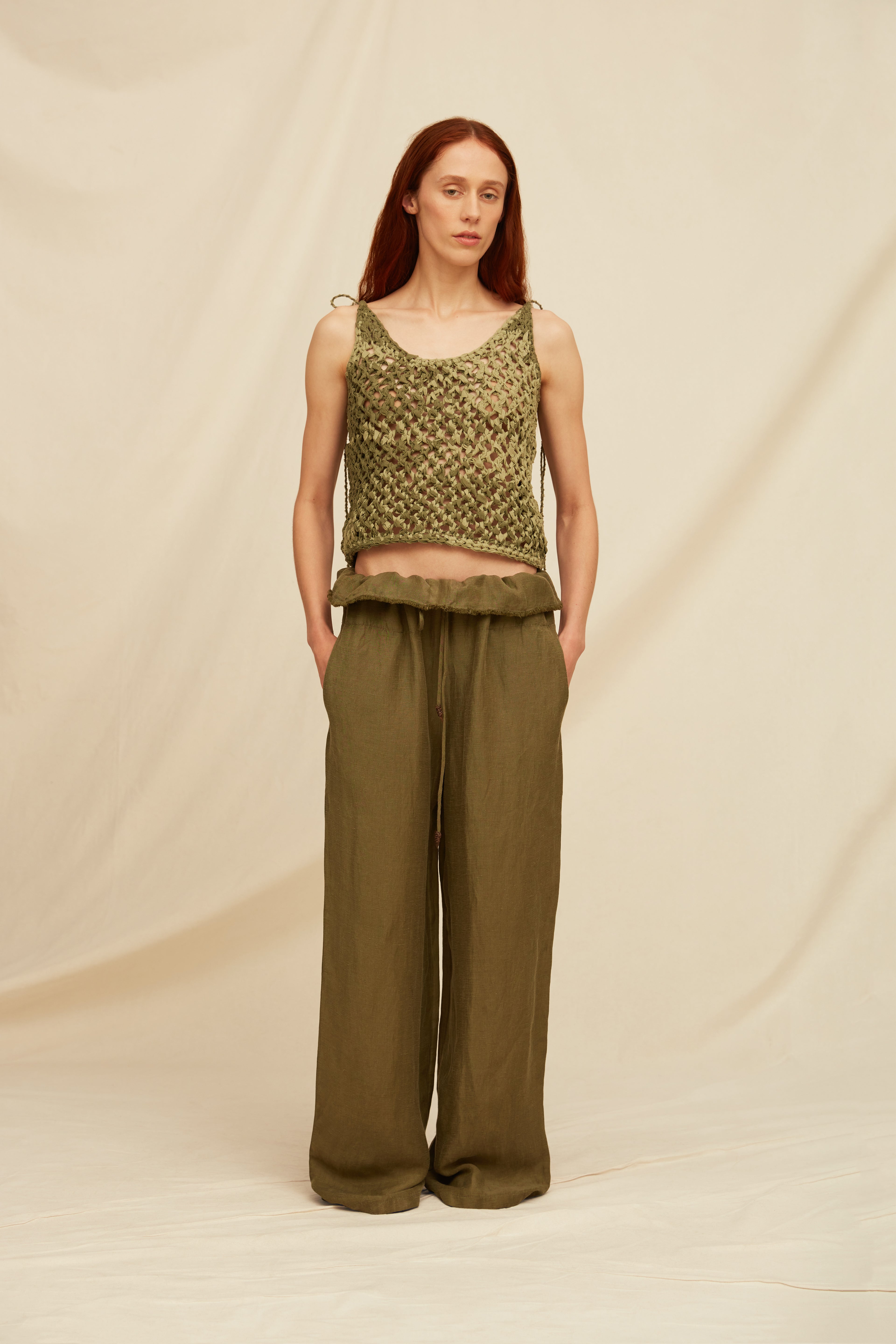 SIINTUN PANTS - OLIVE