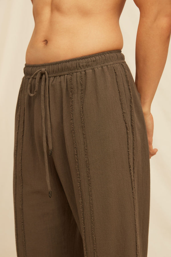 Suuktal Pants Artisanal Cotton - Volcanic Grey
