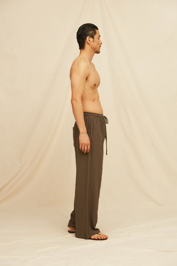 Suuktal Pants Artisanal Cotton - Volcanic Grey