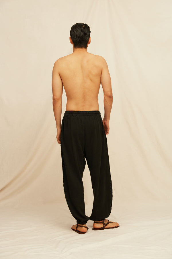 Senan Pants Cotton Jute - Black