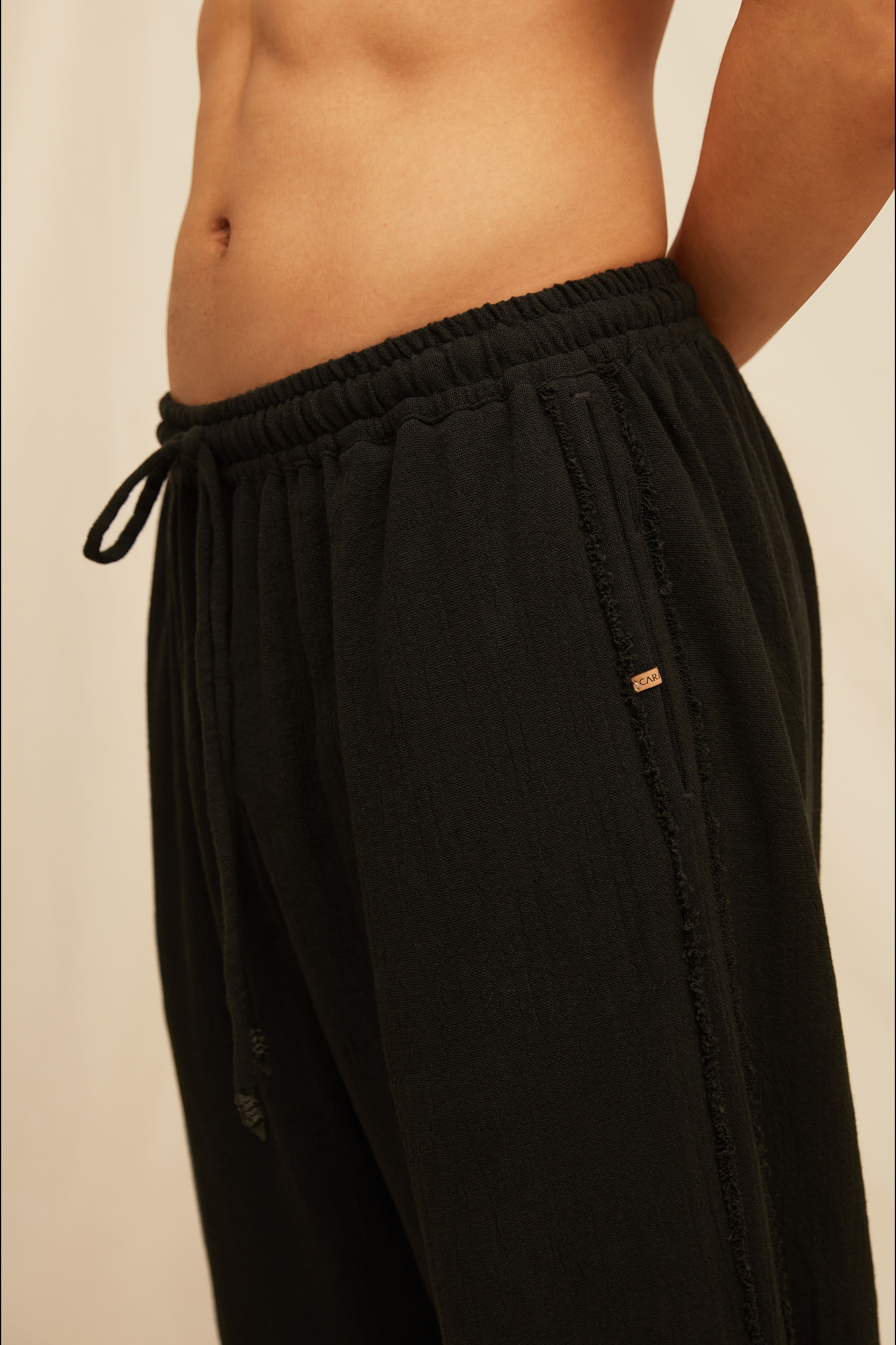 Senan Pants Cotton Jute - Black