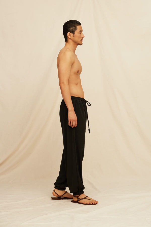 Senan Pants Cotton Jute - Black