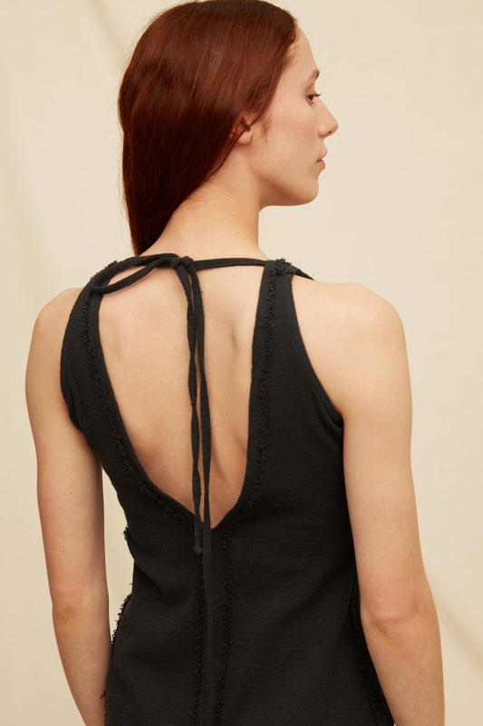 TESH DRESS - BLACK