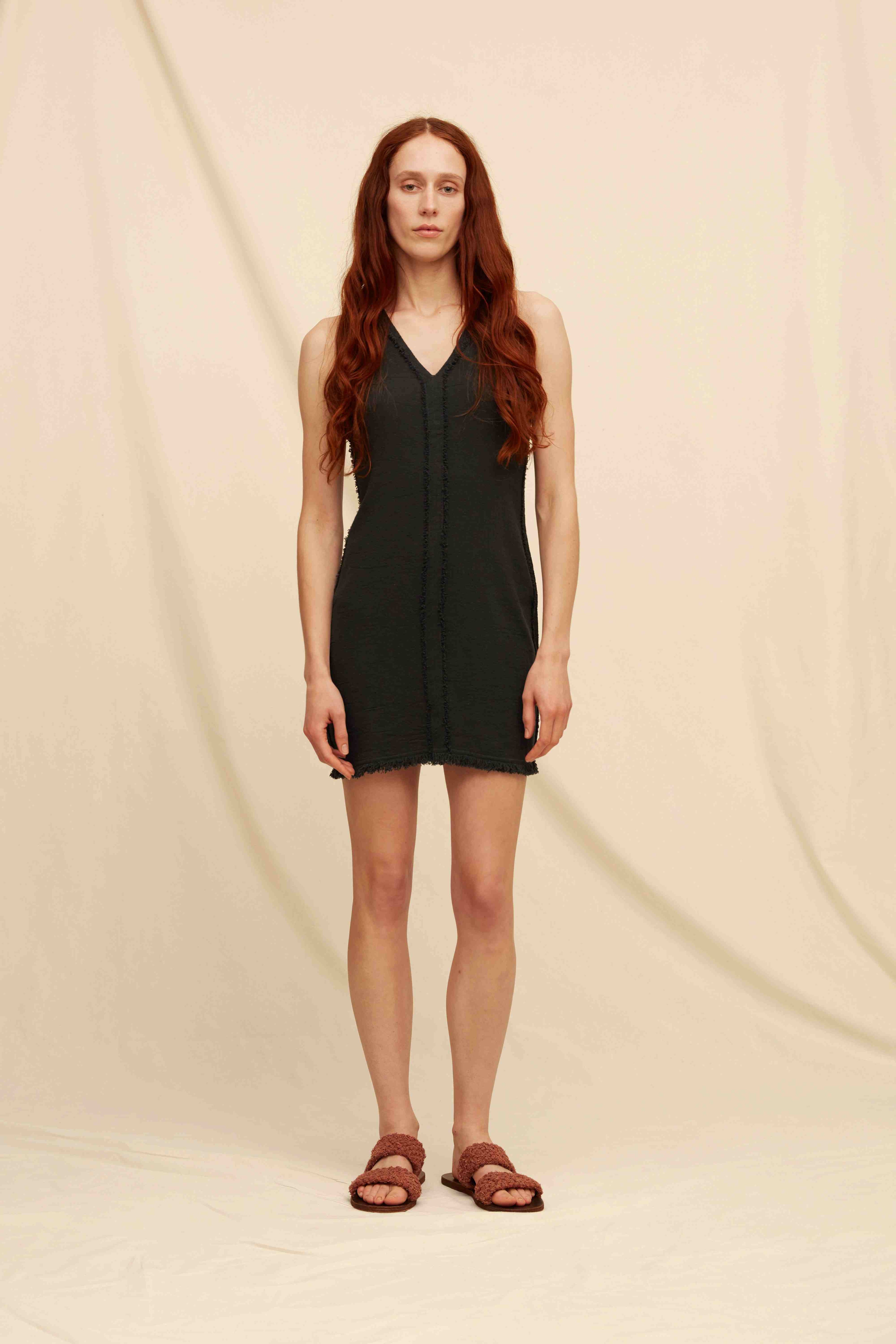 TESH DRESS - BLACK