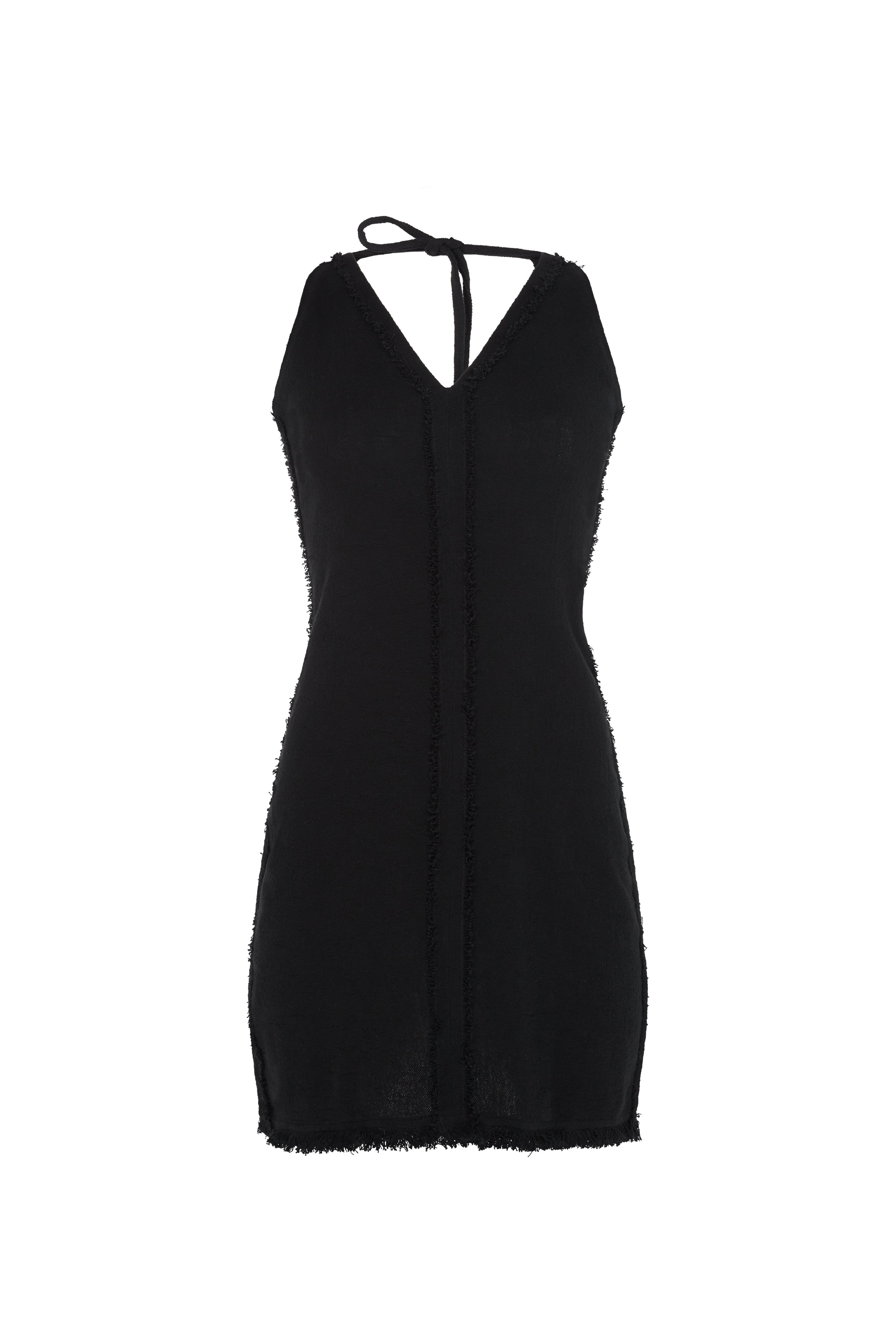 TESH DRESS - BLACK