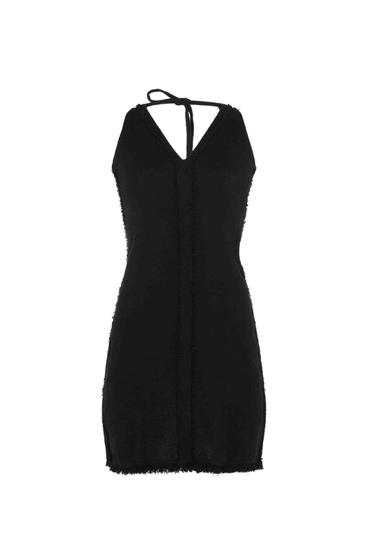 TESH DRESS - BLACK