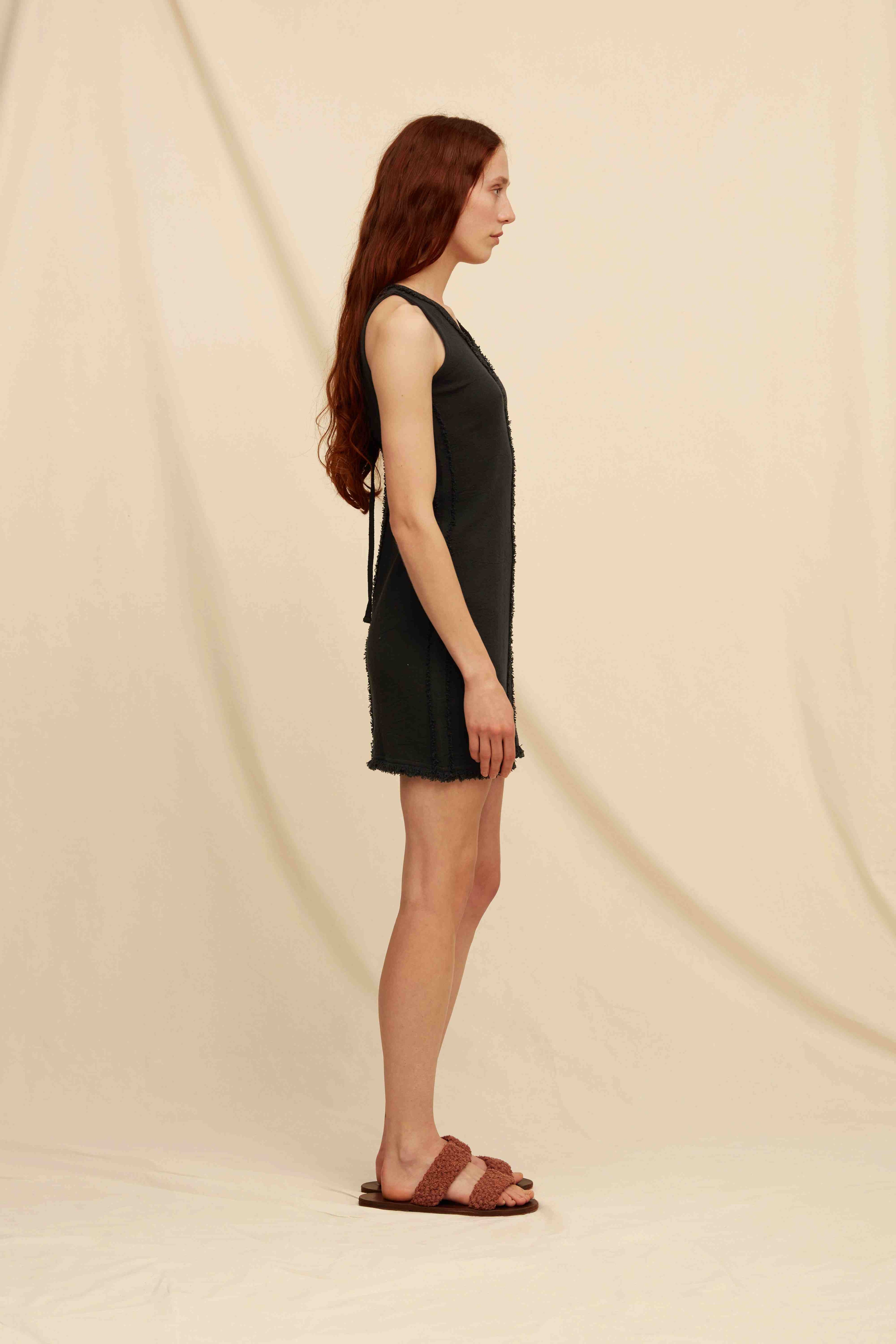 TESH DRESS - BLACK
