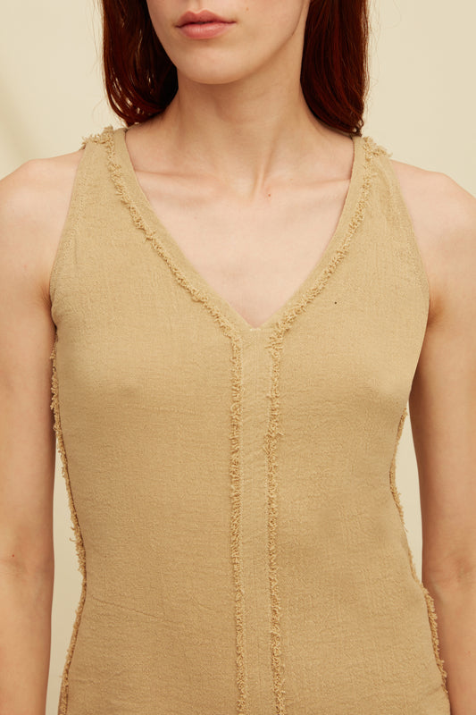 TESH DRESS - SEPIA