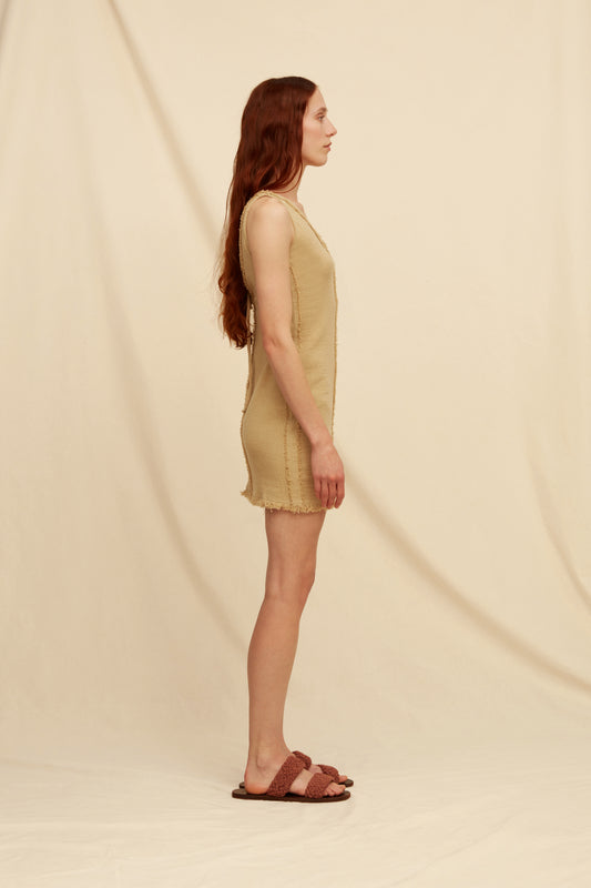 TESH DRESS - SEPIA
