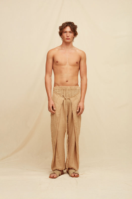 TOKCHALAK PANTS - CLAY