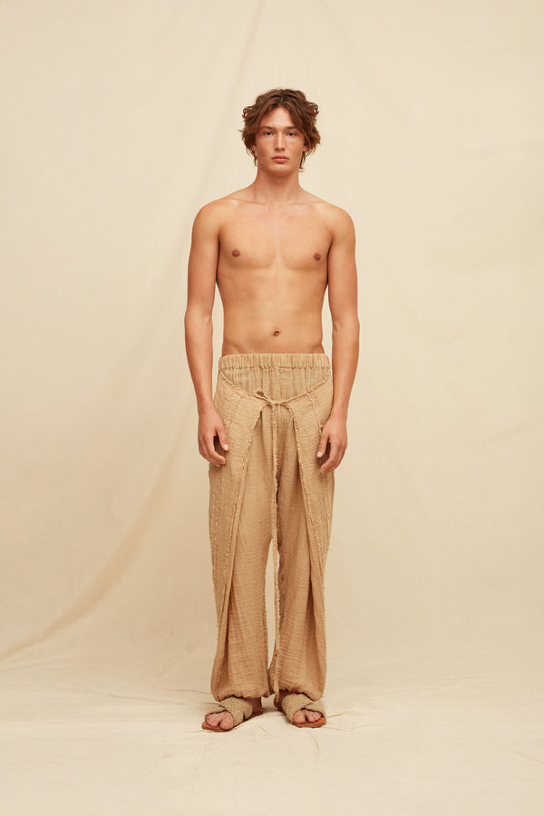 TOKCHALAK PANTS - CLAY