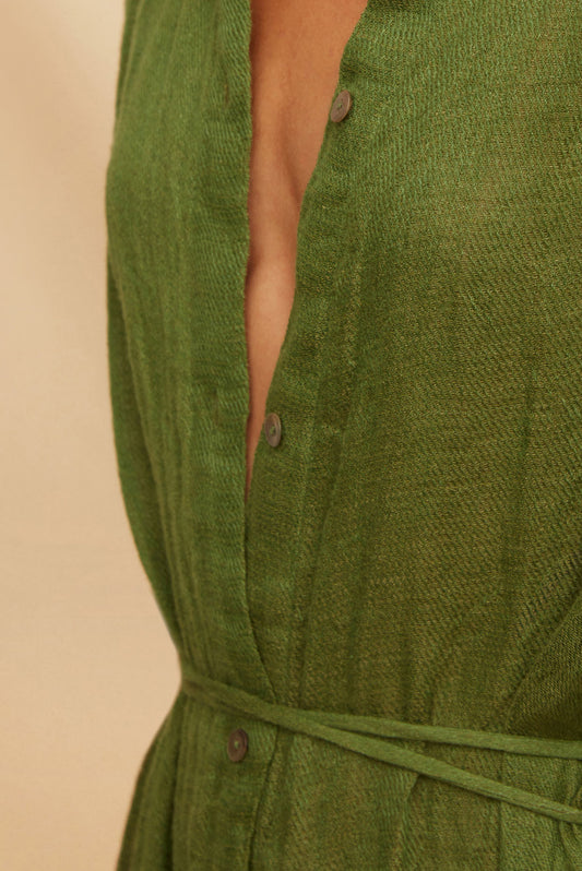 TSUDI DRESS - OLIVE