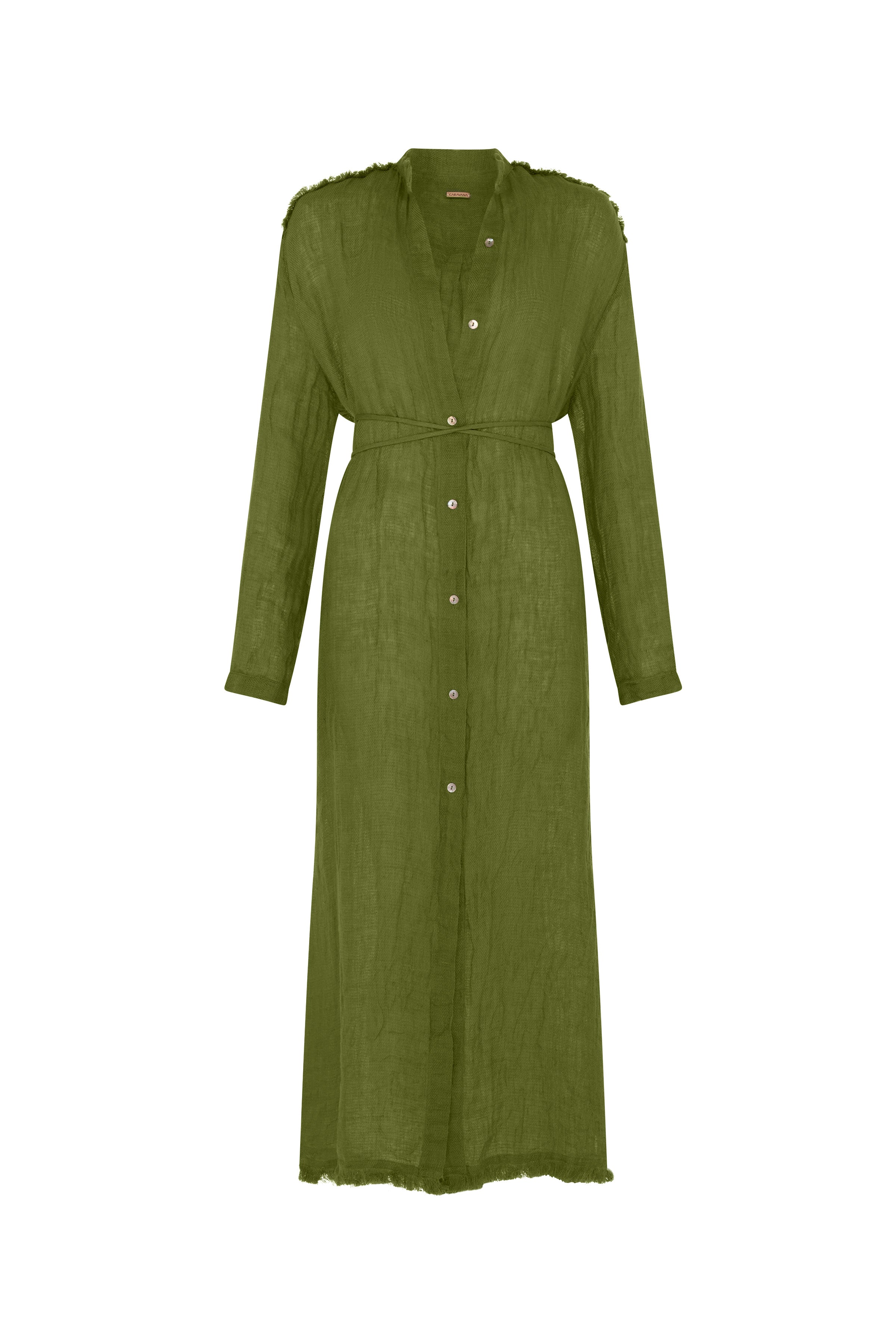 TSUDI DRESS - OLIVE