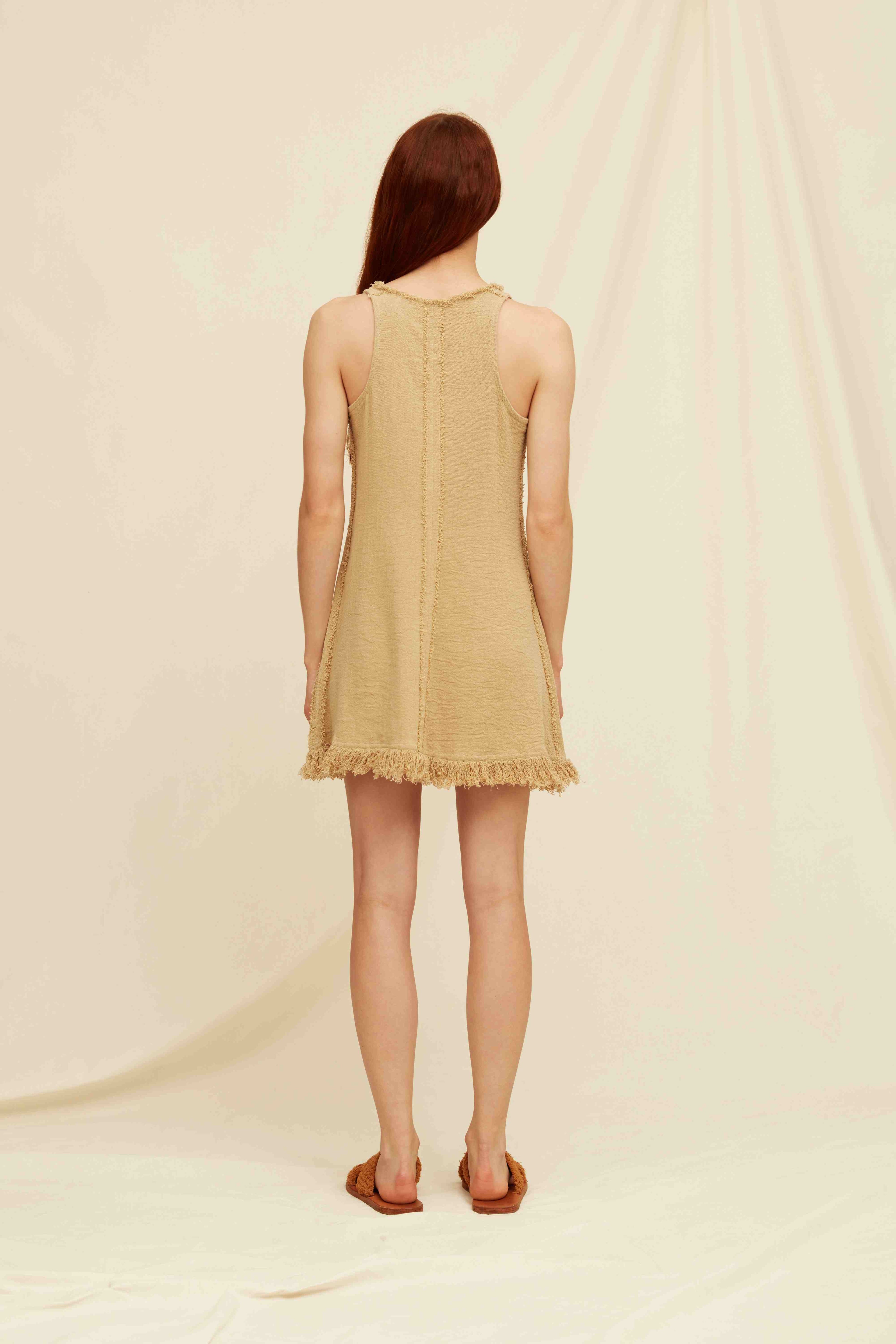 XODA DRESS - SEPIA
