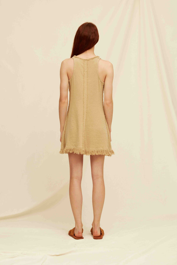 Xoda Dress Cotton Jute - Sepia