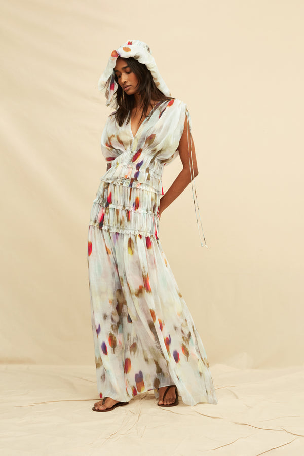 Zorya Blouse Lyocell Ramie - Rainforest Pale